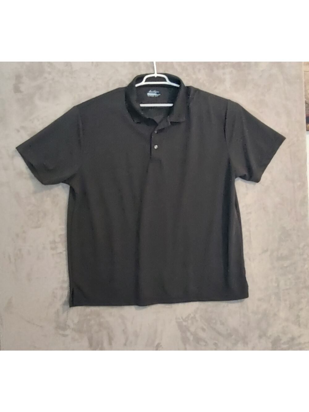 Ben Hogan Performance,  Mens, Polo, Size 3XL Gray, Ribbed Texture, Polyester
